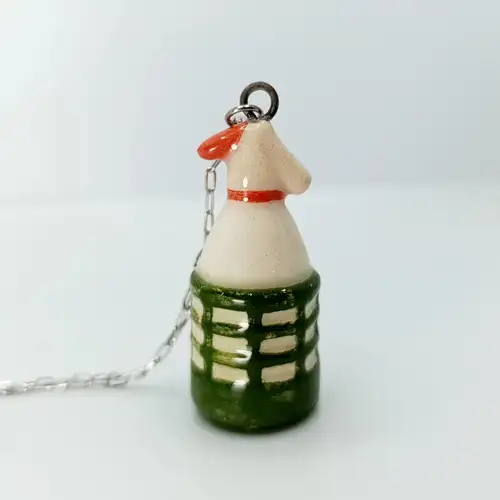 Sifon de soda color verde ceramica